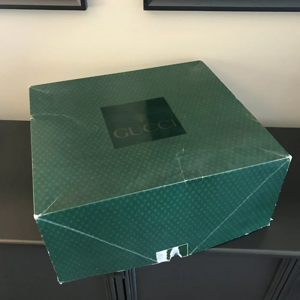 Gucci GG Vintage Hobo in Micro Monogram Canvas Navy/Gray - Picture 13 of 13